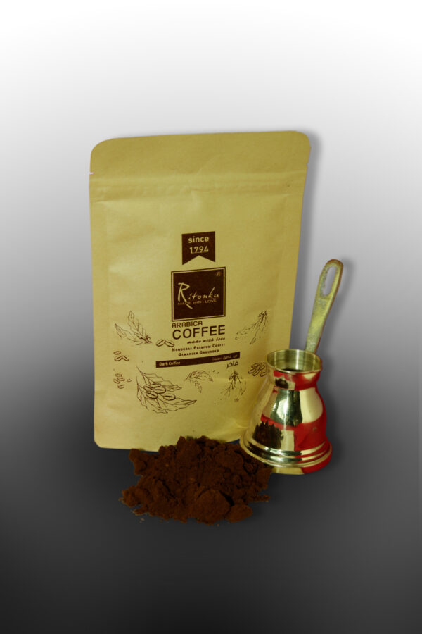 Turkish Dark Coffee made from freshly roasted Arabica beans by Ritonka